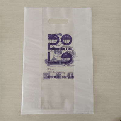 Saco de manuseio transparente Hdpe Saco de plástico de corte a óleo