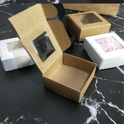 Quadrado Transparente Papel de Artesanato Acessório Cartão Branco Presente Regalo Estampagem Direta e Quente