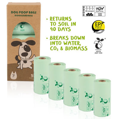 PBAT PLA Corn Starch Vest Style Bag para resíduos compostáveis em ambientes assépticos