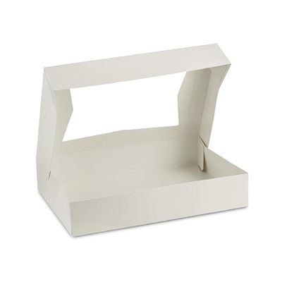 Caixas de bolos Kraft personalizadas de 12x8x2.25 polegadas para embalagens ecológicas