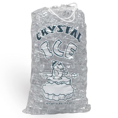 Frigorífico plástico Cubo de gelo Saco de plástico personalizado Durável Reutilizável Mercantile 10 Lb Sacos