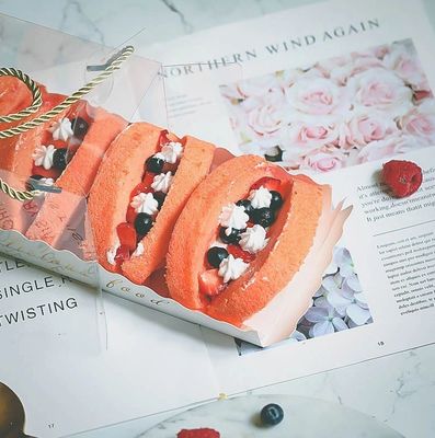 Aceitável Logotipo do cliente Impressão personalizada Caixa de pastelaria para bolinhos Sushi Bolo Molho picante