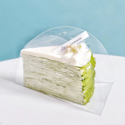 Material de película PET de nível alimentar Caixa de bolo de pão transparente para pastelaria de casamento pequena