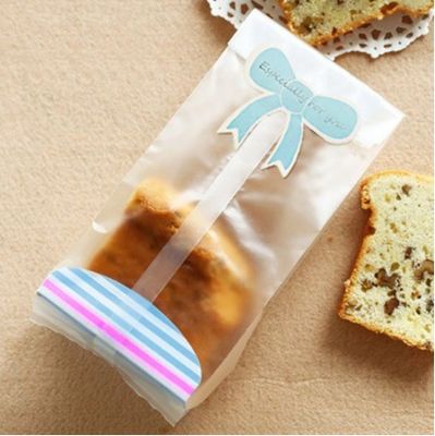 Pequeno saco de embalagem de pão de padaria com janela à prova de umidade personalizado e bolso de pé