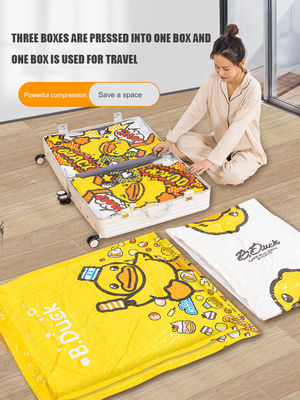 Saco de armazenamento de cobertor dobrável conveniente para viagens e organização doméstica Material de PVC