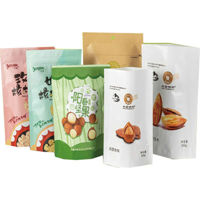 Material de qualidade alimentar Sacos de embalagem de alimentos personalizados em vários estilos, tamanhos e cores