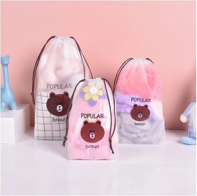 Saco de plástico poliestireno EVA congelado Saco de armazenamento de cordas de plástico para roupas Logotipo personalizado