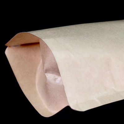 Bolsa de escova para creme cosmético líquido papel kraft plástico material laminante