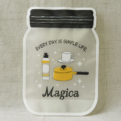 Sacos Mylar de cor personalizada para armazenamento de alimentos Sacos Ziplock Saco de embalagem de forma especial