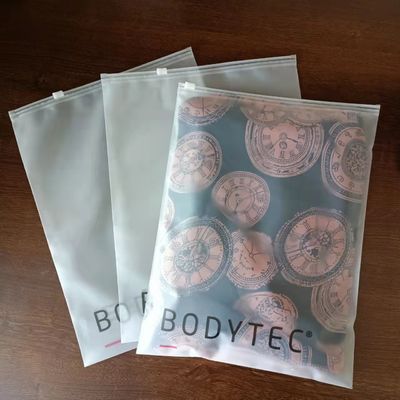 Logotipo personalizado PET/PE CPP Zip Lock Pouch Packaging para cosméticos congelados e roupas de banho