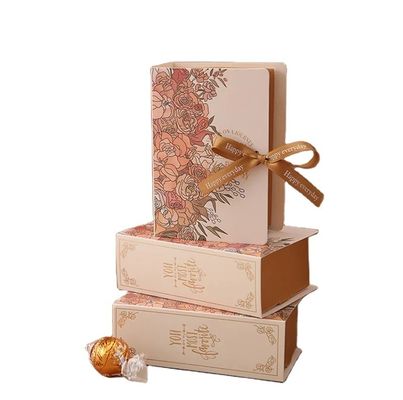 Material de embalagem Logotipo personalizado Doces magnéticos Embalagem de chocolate com cor personalizada