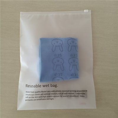 Logotipo personalizado PET/PE CPP Zip Lock Pouch Packaging para cosméticos congelados e roupas de banho