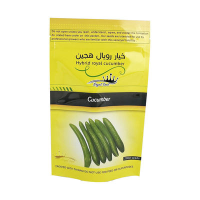 Embalagens de sementes de sacos de plástico para produtos agrícolas e para produtos secundários