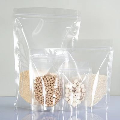 Embalagem de plástico para frutas secas e cereais diversos Saco de fecho auto-sustentável