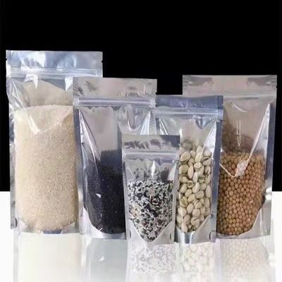 Embalagem de plástico para frutas secas e cereais diversos Saco de fecho auto-sustentável