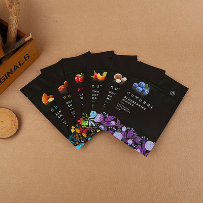 Pedidos personalizados aceites Sacos de embalagem de alimentos auto-sustentáveis para frutas secas e nozes