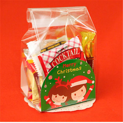 Pedido personalizado Saco de Biscoitos Diy feito à mão para PE Saco de Páscoa de Natal