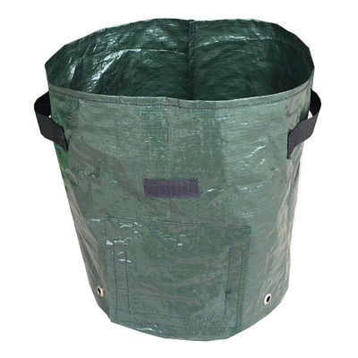 Saco de crescimento de vegetais com acesso a flaps para capacidade personalizada de material ecológico
