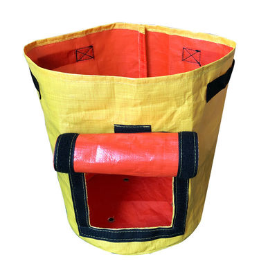 Saco de crescimento de vegetais com acesso a flaps para capacidade personalizada de material ecológico