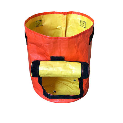 Saco de crescimento de vegetais com acesso a flaps para capacidade personalizada de material ecológico
