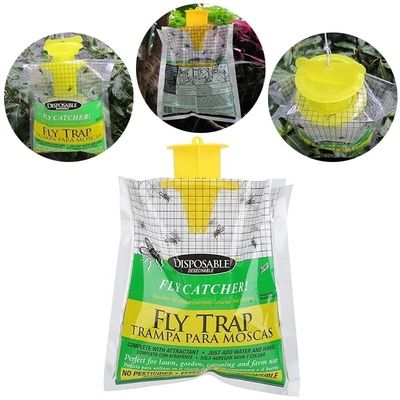 Caçador de moscas de PVC de tamanho personalizado Cage Fliegentasche para controle de moscas em qualquer ambiente
