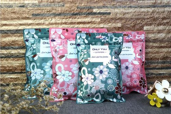Saco de fechadura por fechadura por customizado para roupa interior engraçada Calças brilhantes meias de seda embalagem de roupas