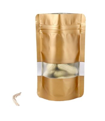 Pacote Ziplock de acabamento fosco para frutas secas