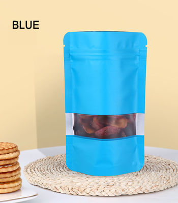 Pacote Ziplock de acabamento fosco para frutas secas