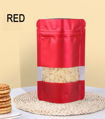 Pacote Ziplock de acabamento fosco para frutas secas