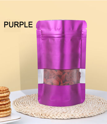 Pacote Ziplock de acabamento fosco para frutas secas