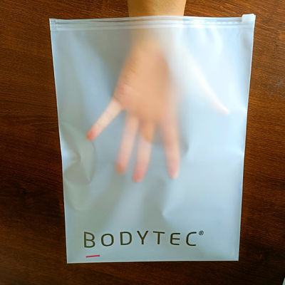 Saco holográfico Mylar para embalagens de vestuário transparentes, de estrutura de material PE