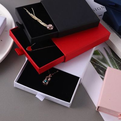 Caixa de jóias personalizada com gaveta de luxo e design requintado