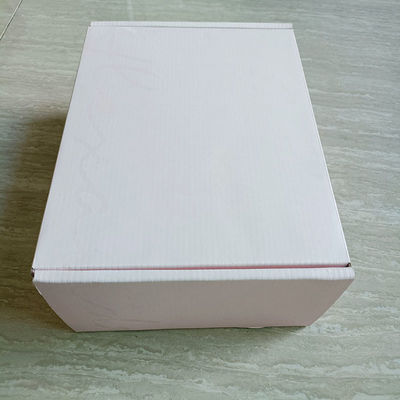 Encomenda personalizada Caixas postais de papel de papelão rosa para embalagens ecológicas