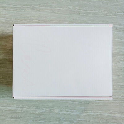 Encomenda personalizada Caixas postais de papel de papelão rosa para embalagens ecológicas