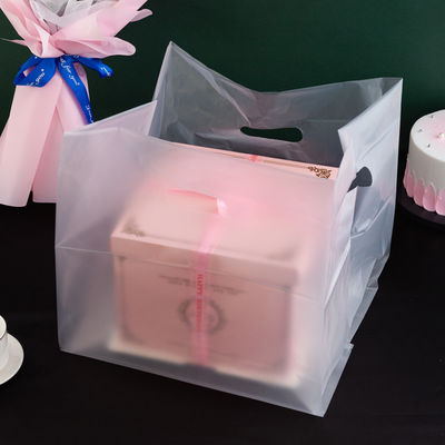 Estrutura do material de plástico Tamanho personalizado Saco Tote aceito para embalagens de salada