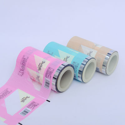 Exigências do cliente Espessura PE Laminado Folha de Alumínio Instant Tea Powder Stick Wrapper
