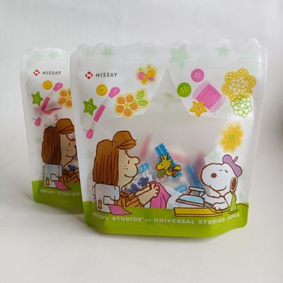 Material de qualidade alimentar Zip Lock Sacos de vedação térmica Stand Up Transparente Saco Embalagem de plástico