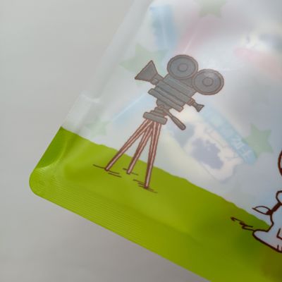 Material de qualidade alimentar Zip Lock Sacos de vedação térmica Stand Up Transparente Saco Embalagem de plástico