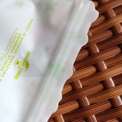 Material de qualidade alimentar Zip Lock Sacos de vedação térmica Stand Up Transparente Saco Embalagem de plástico