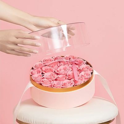 Dia dos Namorados e Dia da Mãe presente personalizado caixa de flores em forma de coração com caixas rígidas