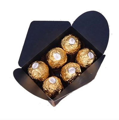 Impressão personalizada Caixa de papel dobrável de luxo Caixas de embalagem de papel elegante para chocolate