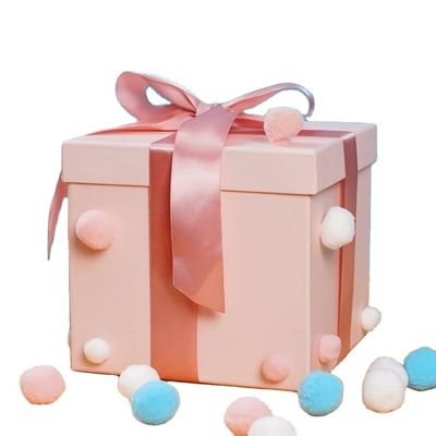 Customize End Boutique Luxury Caixa de presente de papel com tampa de fita para aniversário Natal