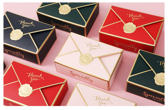 Embalagem personalizada Caixa de presente para casamento Impressão de chocolate CMYK 4 cores Offest Impressão