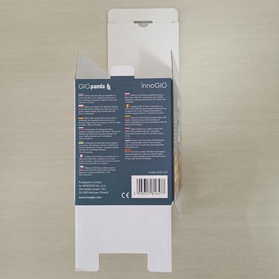 Caixa de embalagem de papel ondulado personalizada com impressão de logotipo Material de embalagem ecológico