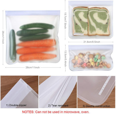 Sacos de plástico transparentes com fecho de fechadura para alimentos para embalagens em granel de Skittles biodegradáveis