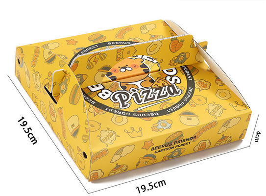 Materiais de pasta de madeira Palha de madeira Pacote personalizado de fast food para cachorro quente Frango frito francês e pizza