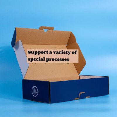 Caixa de papel blindada de papel ondulado de barnizamento para sacos de papel Kraft Boxycharm