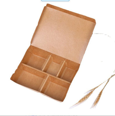 Embalagem japonesa de embalagem de mão-de-obra em papel impresso Container Tray para Sushi Food Slim