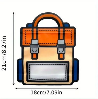 Bolsa de presente em plástico em forma de fechadura