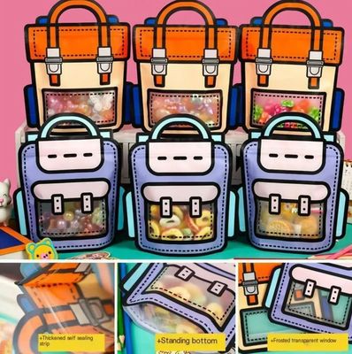 Bolsa de presente em plástico em forma de fechadura